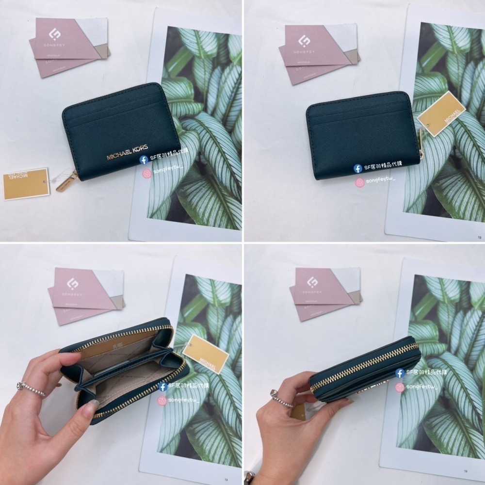 美國代購🇺🇸台灣現貨 Michael Kors｜MK ㄇ型拉鍊零錢包-細節圖3