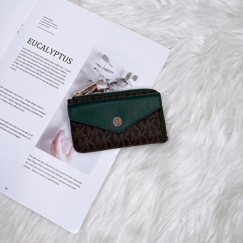 美國代購🇺🇸台灣現貨 Michael Kors｜MK L型拉鍊 卡片零錢包-細節圖2