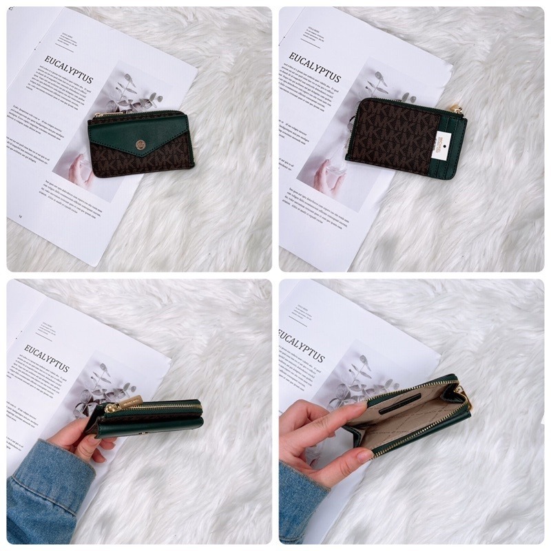 美國代購🇺🇸台灣現貨 Michael Kors｜MK L型拉鍊 卡片零錢包-細節圖4