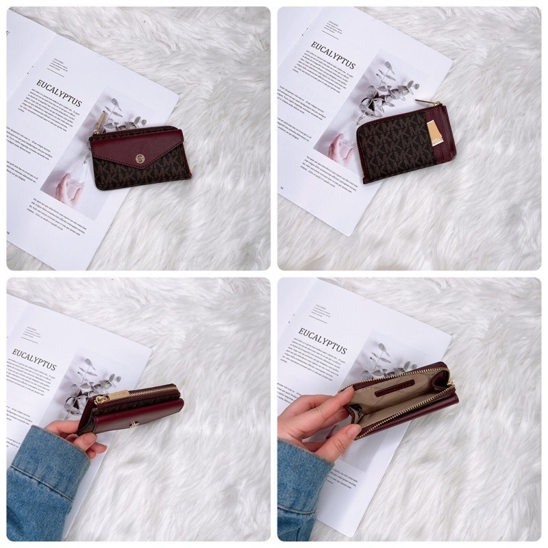 美國代購🇺🇸台灣現貨 Michael Kors｜MK L型拉鍊 卡片零錢包-細節圖8