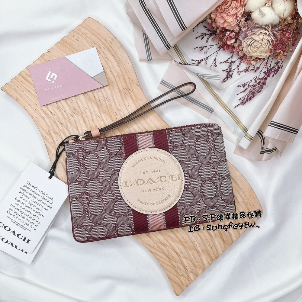 美國代購🇺🇸台灣現貨 Coach 限定款 單層大手拿-規格圖11