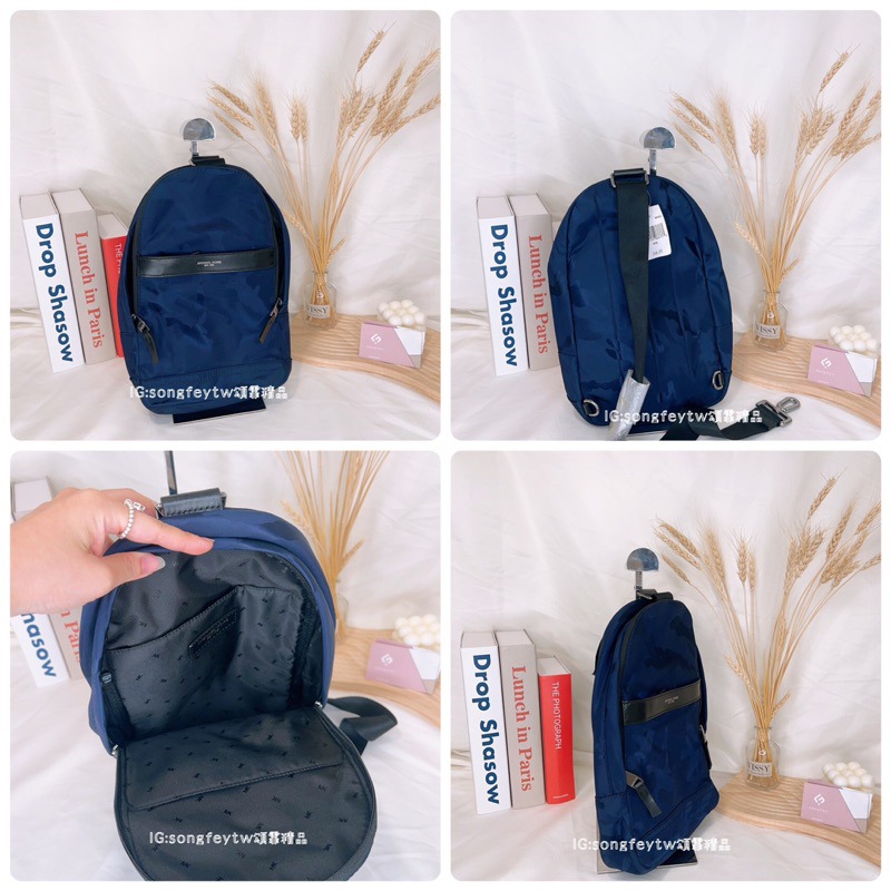 美國代購🇺🇸台灣現貨 MK 男款 尼龍胸包 情人節-細節圖5