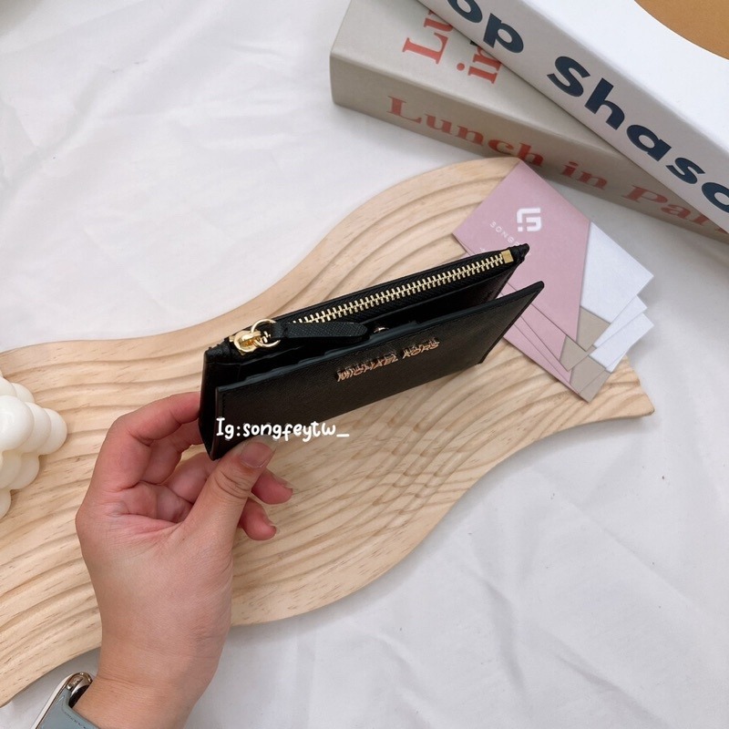 美國代購🇺🇸台灣現貨 MK 對開兩折卡片零錢包 名片夾-細節圖3