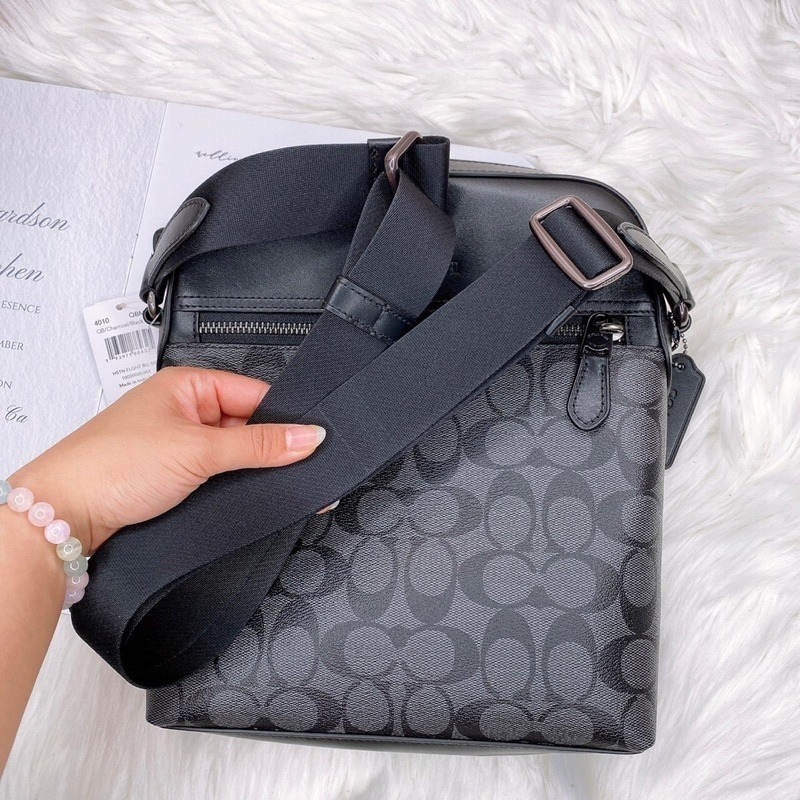 美國代購🇺🇸台灣現貨 Coach 男款 飛行包 斜背包 肩背包-細節圖4