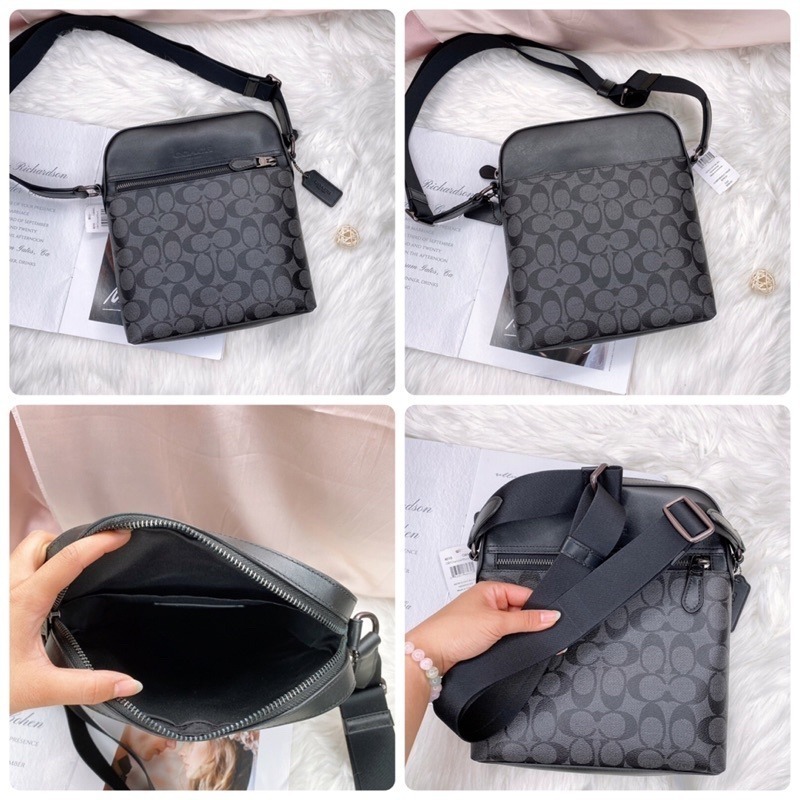 美國代購🇺🇸台灣現貨 Coach 男款 飛行包 斜背包 肩背包-細節圖5