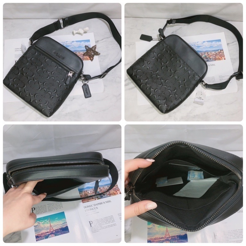 美國代購🇺🇸台灣現貨 Coach 男款 飛行包 斜背包 肩背包-細節圖9