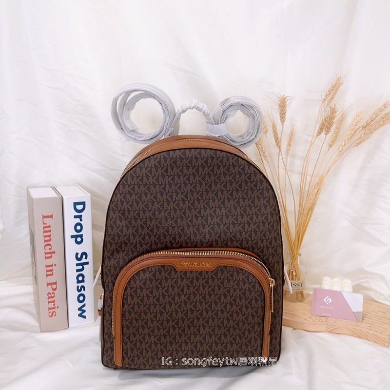 美國代購🇺🇸台灣現貨 MK 雙拉鍊大後背-細節圖6