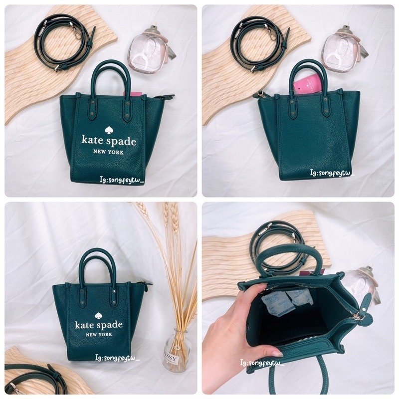 美國代購🇺🇸台灣現貨 Kate spade 迷你小蝙蝠 托特包 手提斜背包-細節圖7