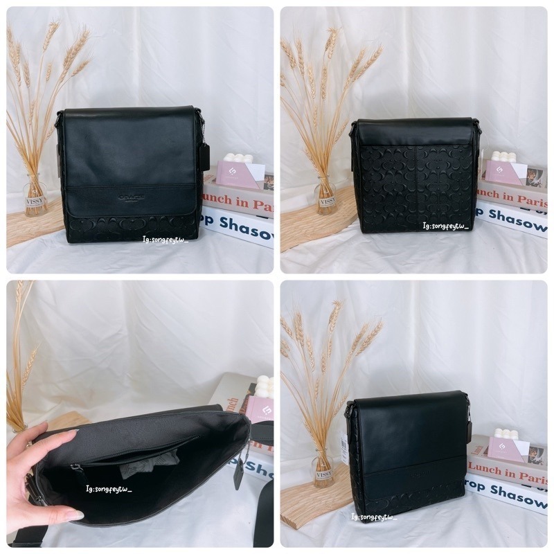 美國代購🇺🇸台灣現貨 Coach 男款側背包 郵差包 斜背包 情人節 父親節-細節圖8