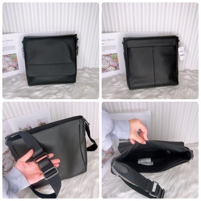 美國代購🇺🇸台灣現貨 Coach 男款側背包 郵差包 斜背包 情人節 父親節-細節圖9