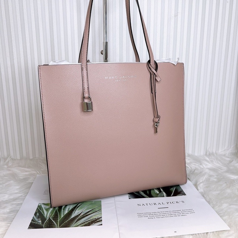 美國代購🇺🇸台灣現貨 MJ 鎖頭 方包 撞色托特包 肩背包（大款）-細節圖6