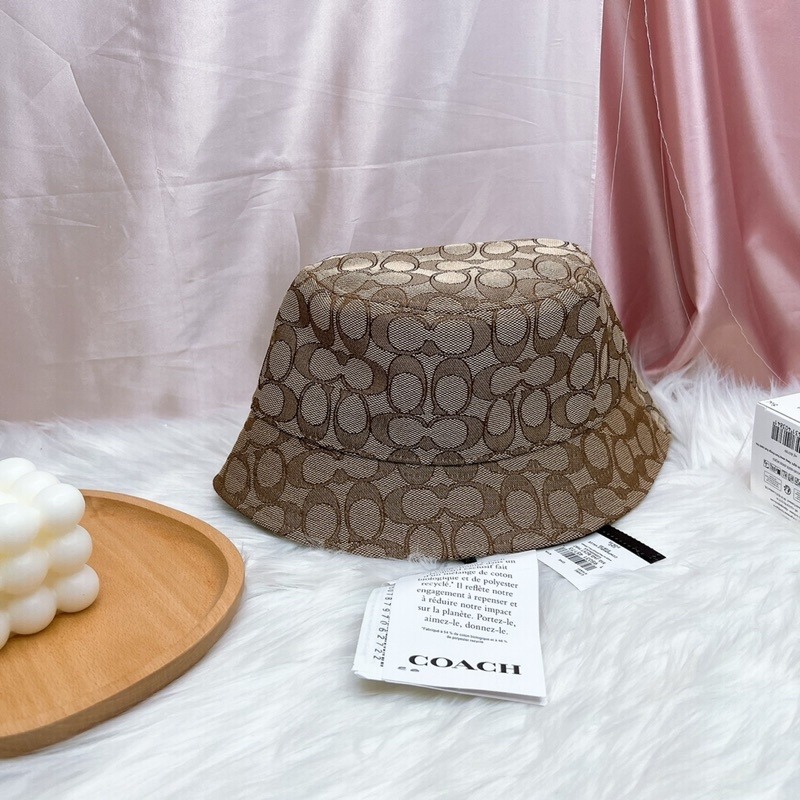 美國代購🇺🇸台灣現貨 Coach 緹花布漁夫帽-細節圖7