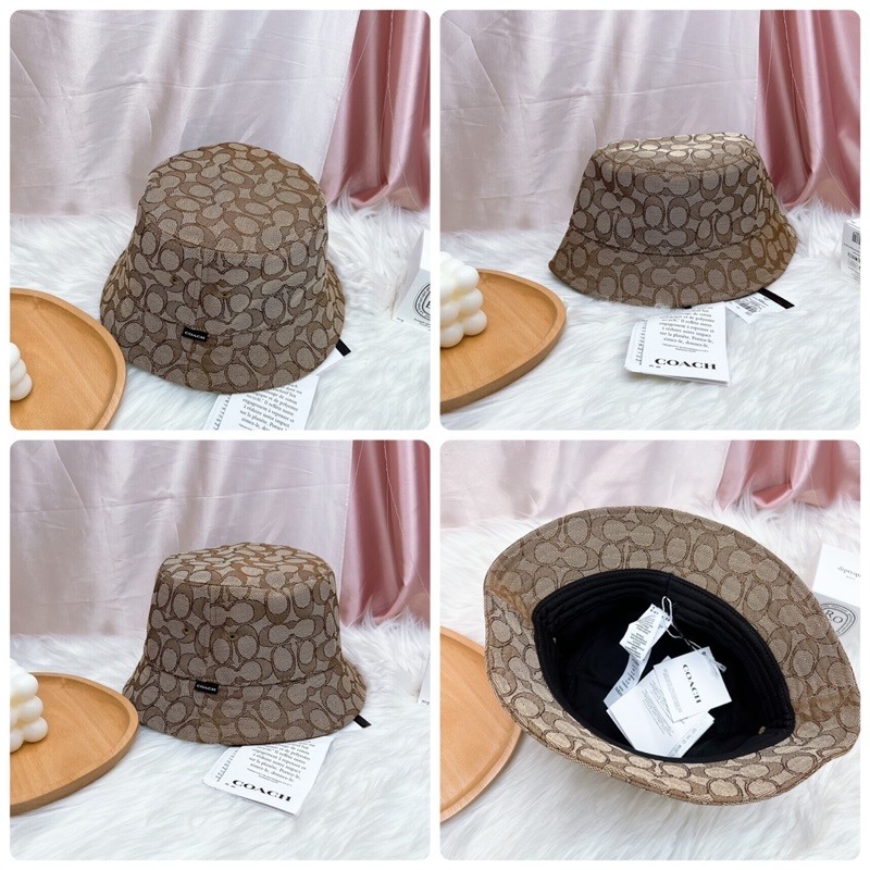 美國代購🇺🇸台灣現貨 Coach 緹花布漁夫帽-細節圖8