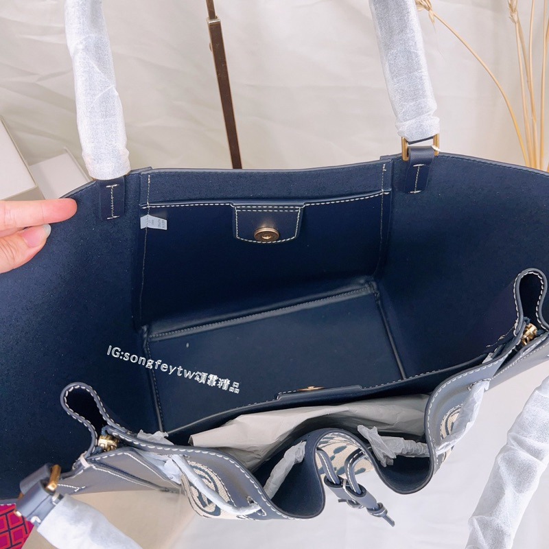 美國代購🇺🇸台灣現貨 Tory Burch McGraw 專櫃款 菜籃子包 托特包 肩背包-細節圖2