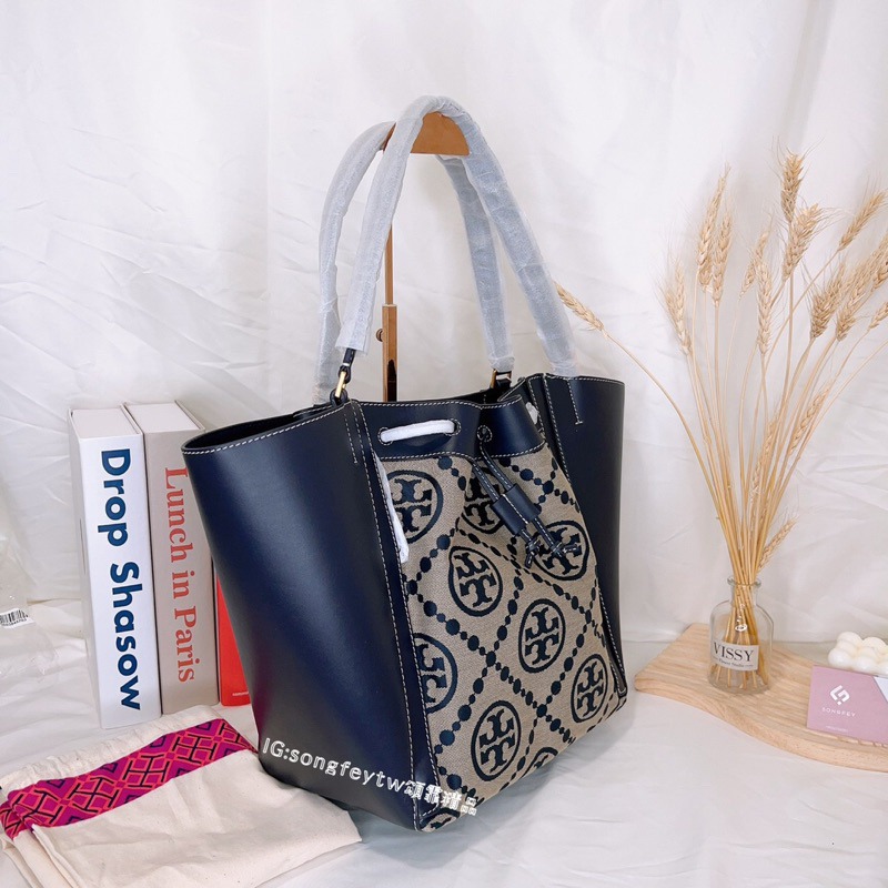 美國代購🇺🇸台灣現貨 Tory Burch McGraw 專櫃款 菜籃子包 托特包 肩背包-細節圖3