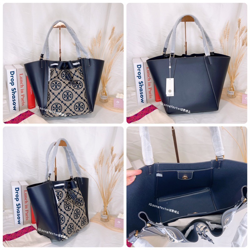 美國代購🇺🇸台灣現貨 Tory Burch McGraw 專櫃款 菜籃子包 托特包 肩背包-細節圖5