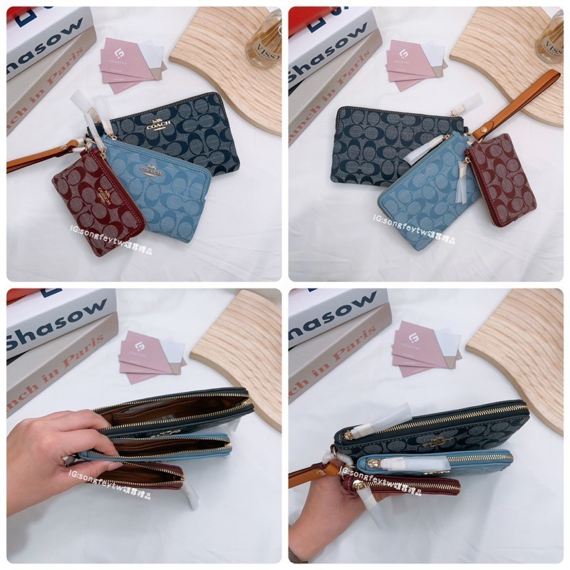 美國代購🇺🇸台灣現貨 Coach 三合一手拿包-細節圖6