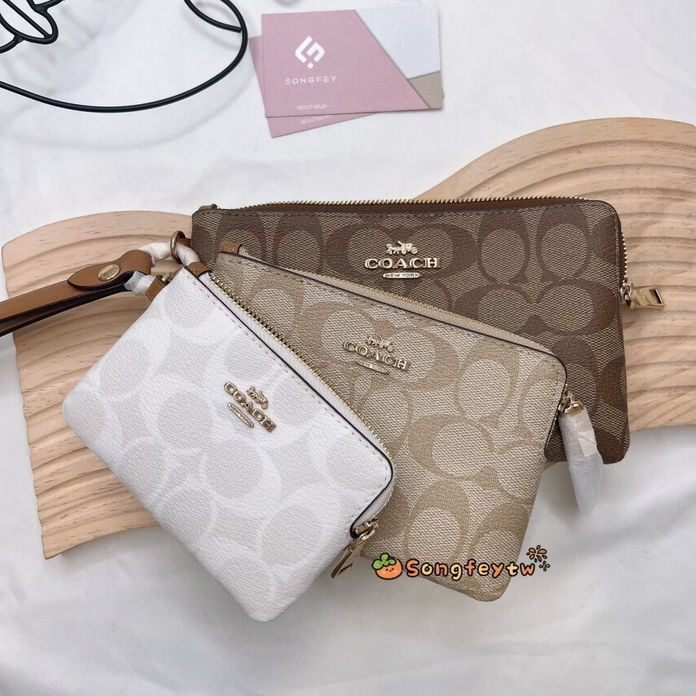 美國代購🇺🇸台灣現貨 Coach 三合一手拿包-細節圖9