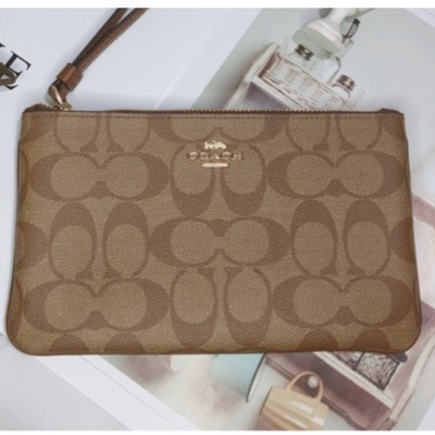 美國代購🇺🇸台灣現貨 Coach 單層大手拿-細節圖2