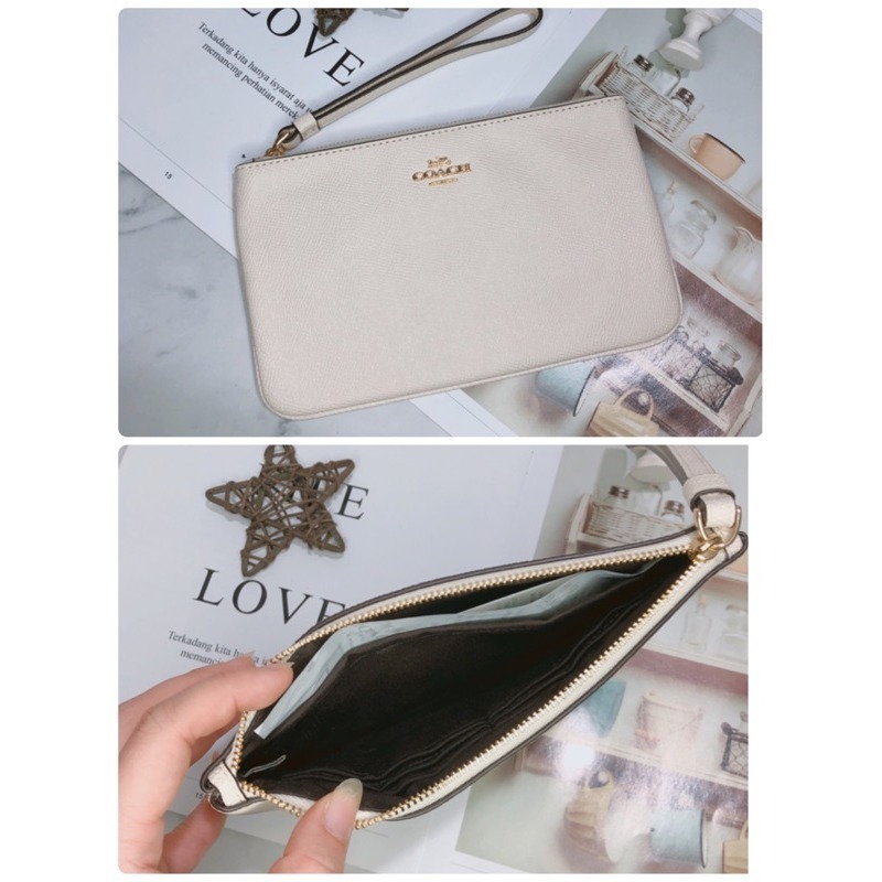 美國代購🇺🇸台灣現貨 Coach 單層大手拿-細節圖5