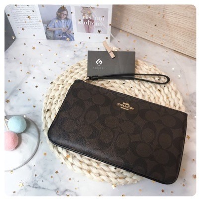 美國代購🇺🇸台灣現貨 Coach 單層大手拿-細節圖6