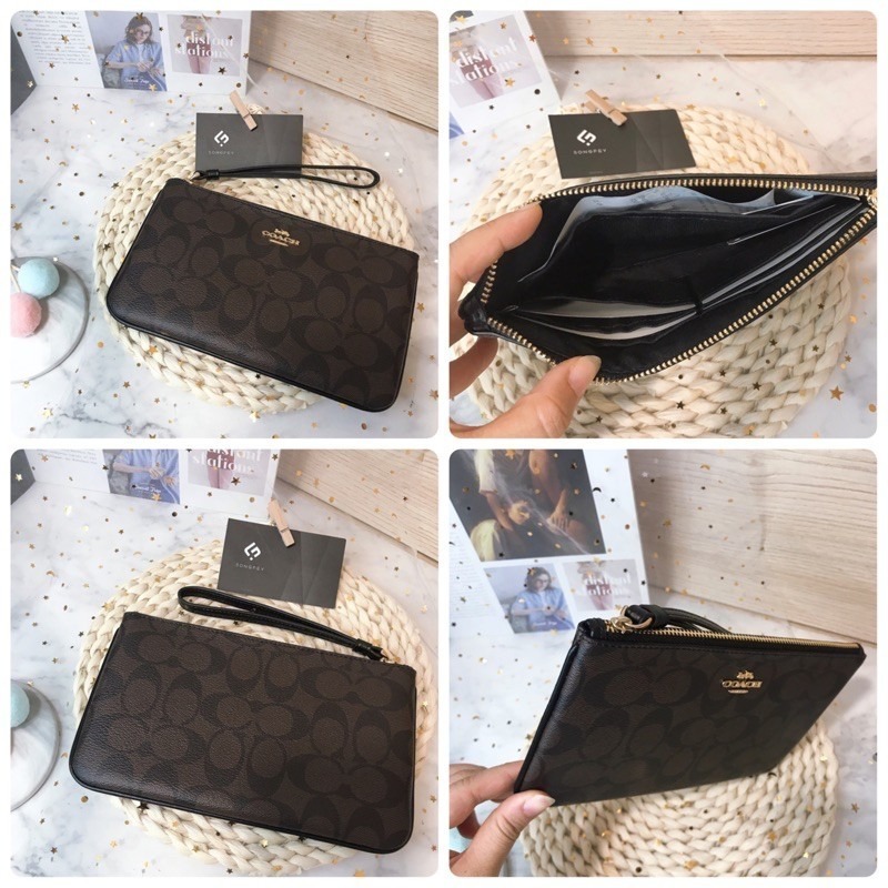 美國代購🇺🇸台灣現貨 Coach 單層大手拿-細節圖7