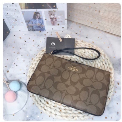 美國代購🇺🇸台灣現貨 Coach 單層大手拿-細節圖8