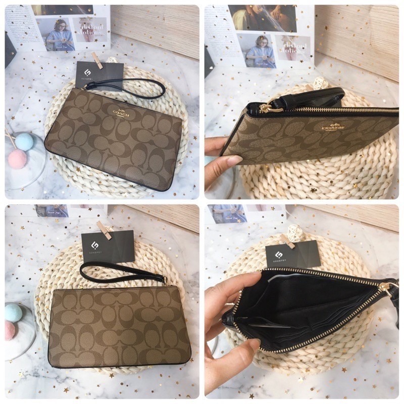 美國代購🇺🇸台灣現貨 Coach 單層大手拿-細節圖9