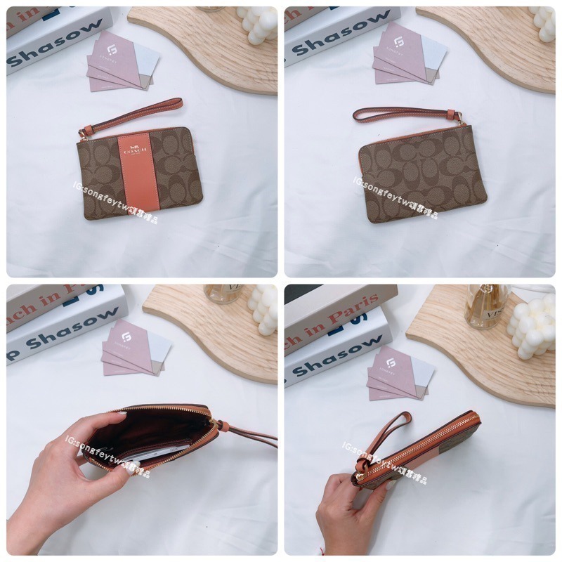 美國代購🇺🇸台灣現貨 Coach 單層小手拿 手拿包-細節圖3