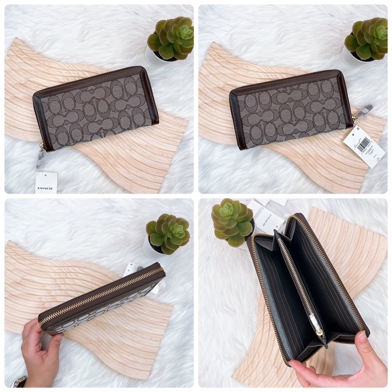美國代購🇺🇸台灣現貨 Coach 專櫃款 ㄇ型拉鍊長夾-細節圖5