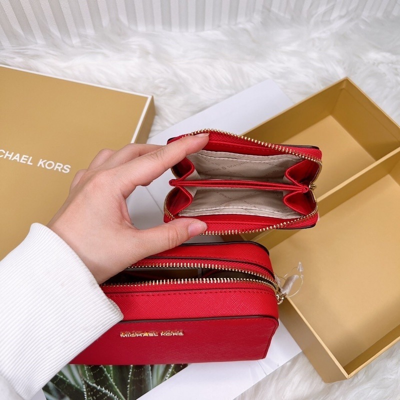 美國代購🇺🇸台灣現貨 Michael Kors｜MK 化妝包+零錢包 禮盒組 情人節 母親節-細節圖3
