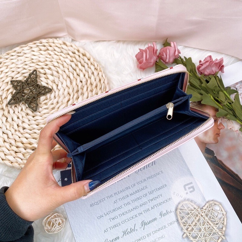 美國代購🇺🇸台灣現貨 Tommy 新款 滿版logo 拉鍊長夾-細節圖2