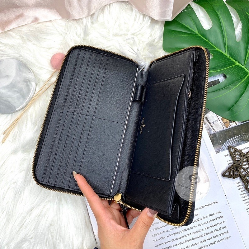 美國代購🇺🇸台灣現貨 kate spade 全開大長夾 大手拿-細節圖2