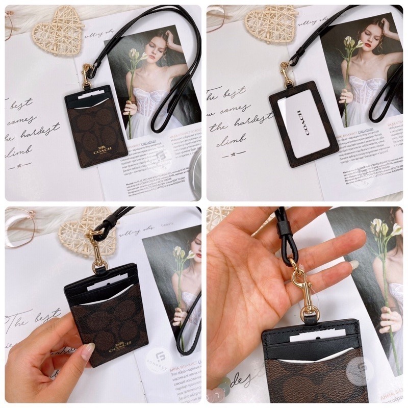 美國代購🇺🇸台灣現貨 Coach 證件套 證件夾 證件掛繩-細節圖10