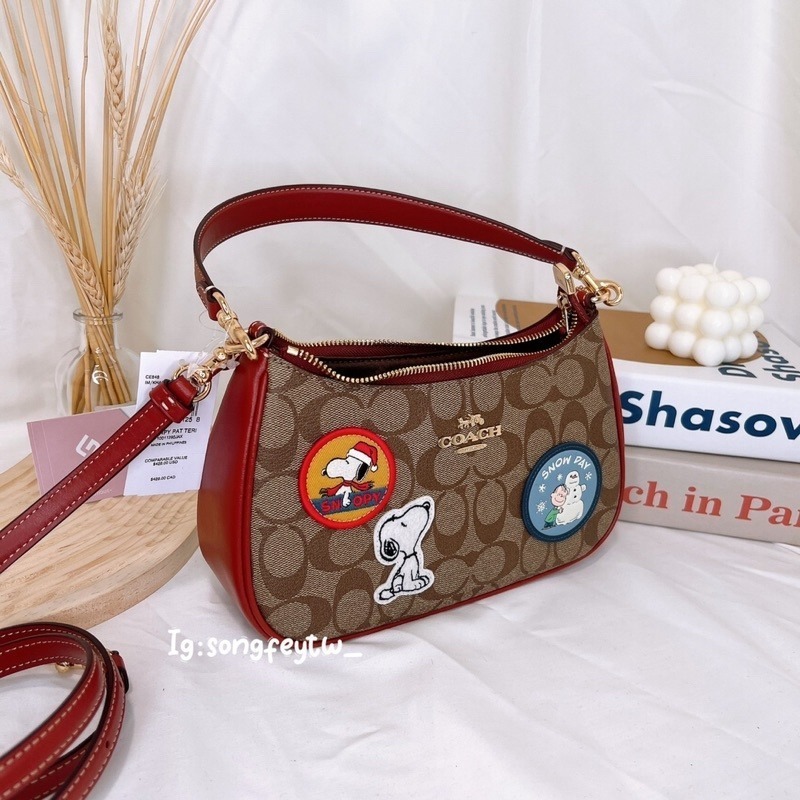 美國代購🇺🇸台灣現貨 Coach 限定款 麻將包 大款-細節圖4