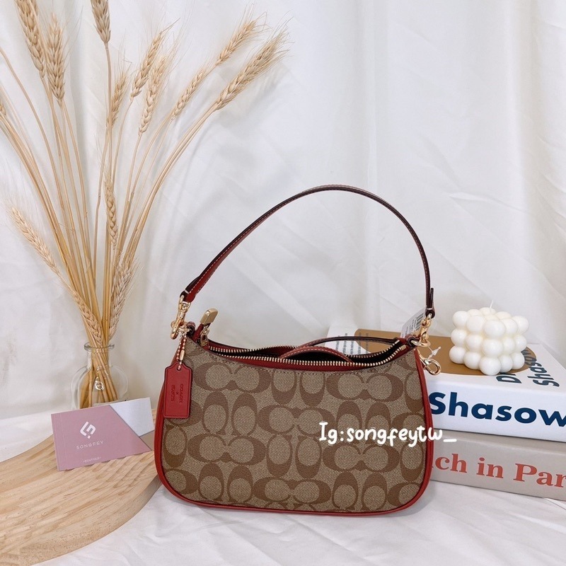 美國代購🇺🇸台灣現貨 Coach 限定款 麻將包 大款-細節圖5