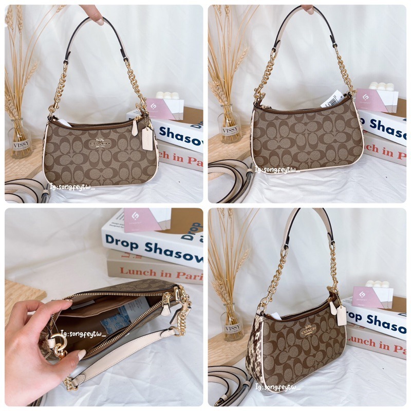 美國代購🇺🇸台灣現貨 Coach 限定款 麻將包 大款-細節圖11