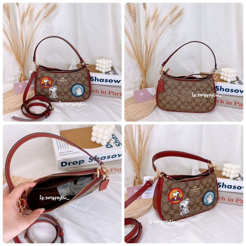 美國代購🇺🇸台灣現貨 Coach 限定款 麻將包 大款-細節圖6