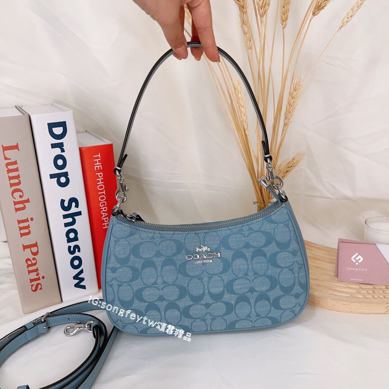 美國代購🇺🇸台灣現貨 Coach 限定款 麻將包 大款-細節圖7