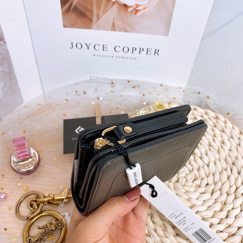 美國代購🇺🇸台灣現貨 MJ 兩折短夾 扣式短夾-細節圖6