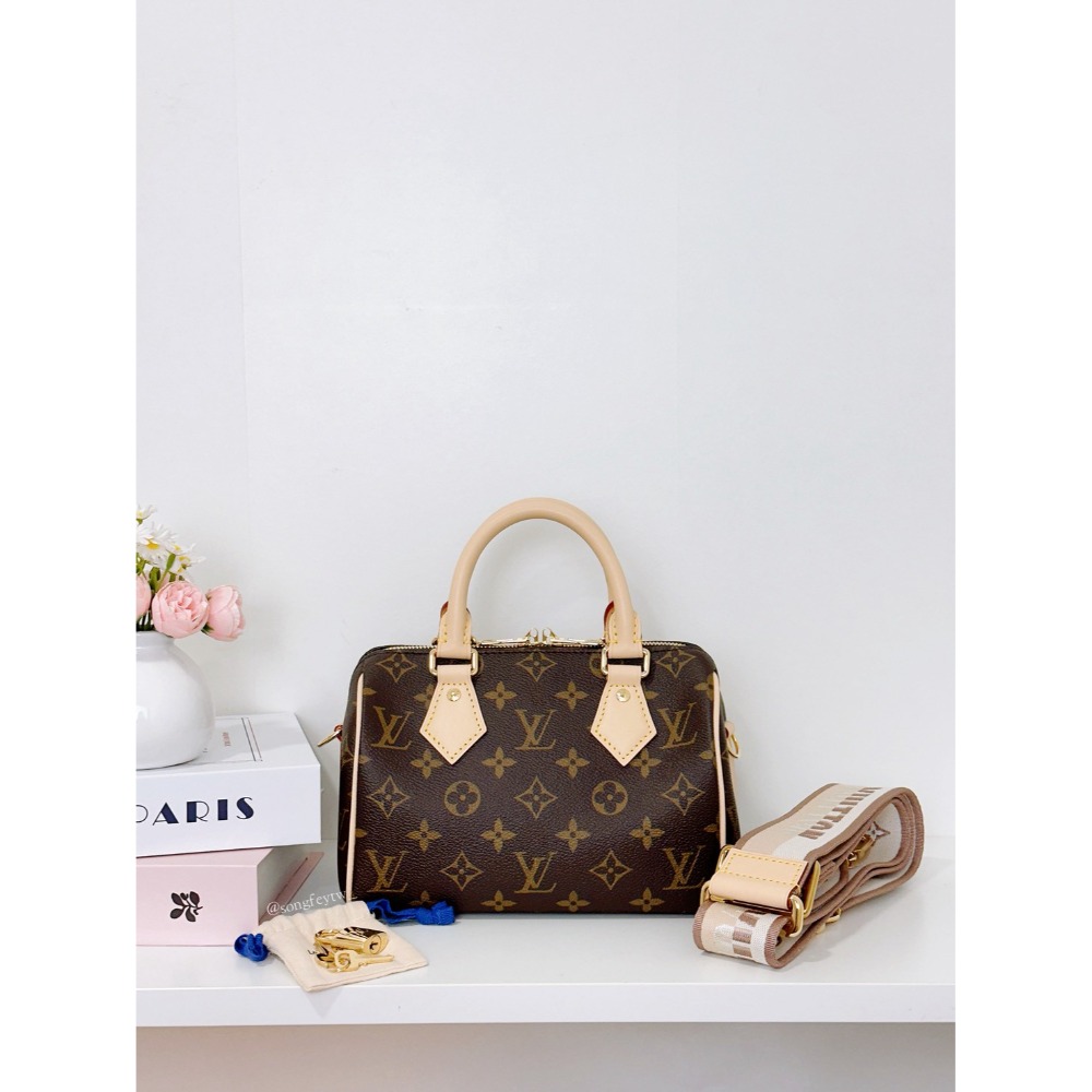 歐美代購 台灣現貨 Louis Vuitton｜LV Speedy 20 波士頓 M46222-規格圖9