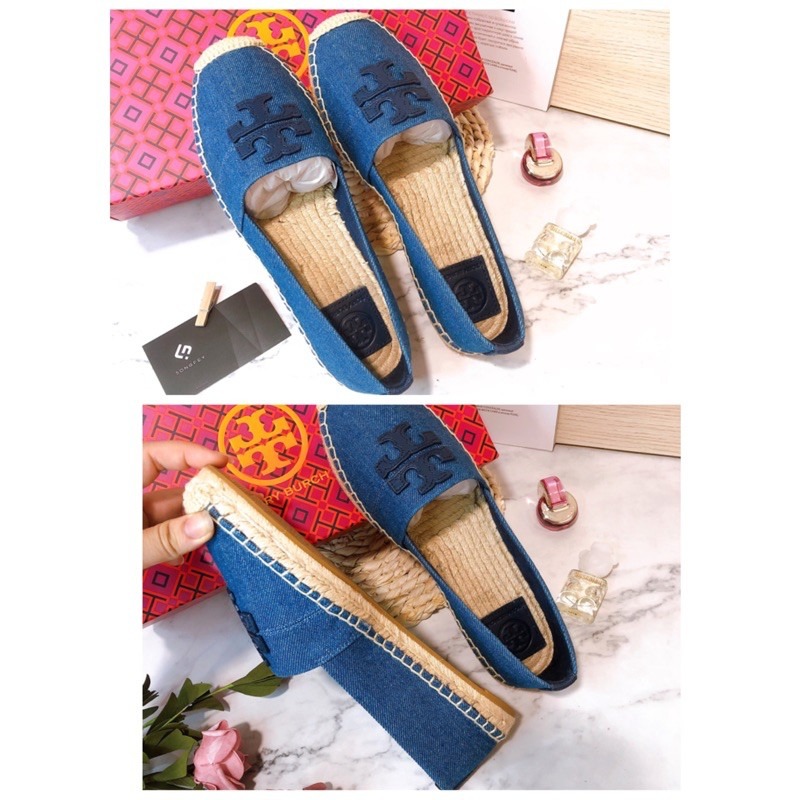 美國代購🇺🇸台灣現貨 TB 漁夫鞋 平底鞋 懶人鞋 草編鞋-細節圖3