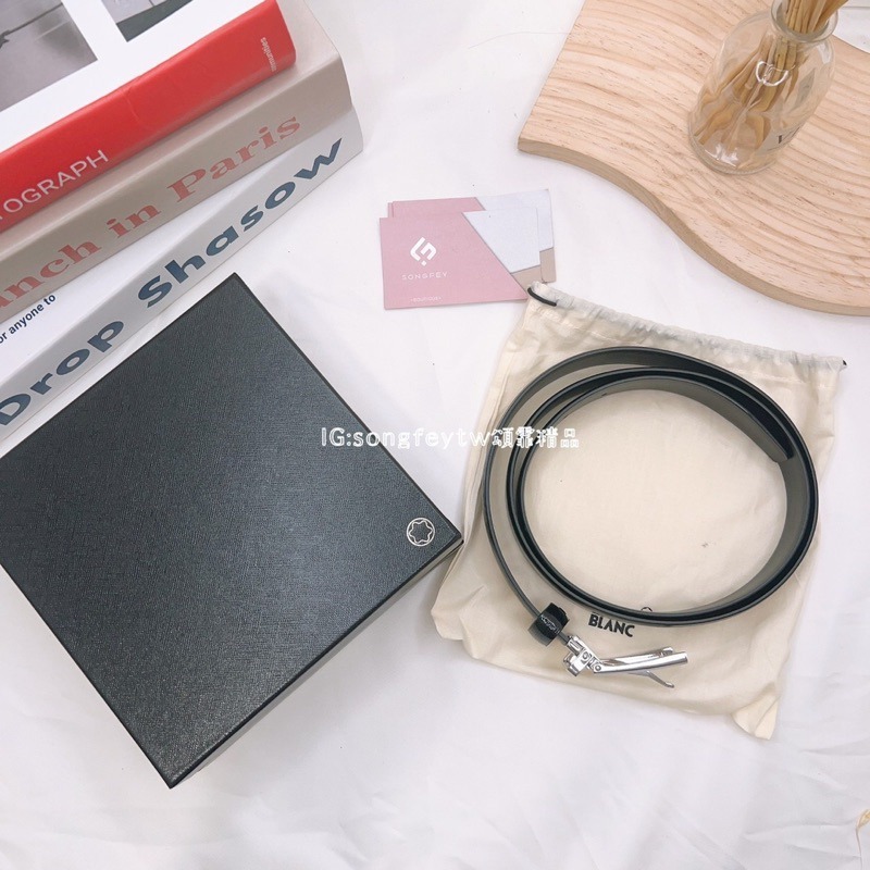 美國代購🇺🇸台灣現貨 萬寶龍 男款皮帶 MB126016-細節圖3