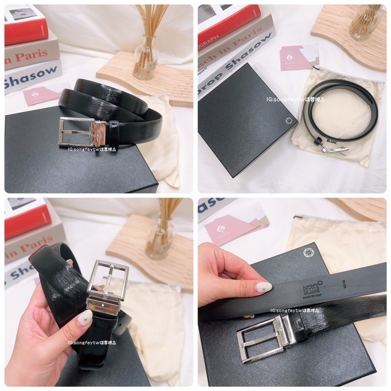 美國代購🇺🇸台灣現貨 萬寶龍 男款皮帶 MB126016-細節圖5