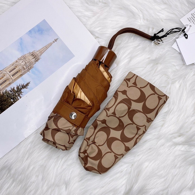 美國代購🇺🇸台灣現貨 Coach mini 迷你 抗UV 折疊雨傘-細節圖3