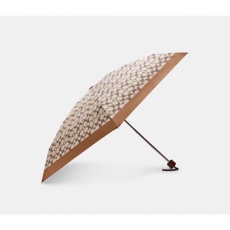 美國代購🇺🇸台灣現貨 Coach mini 迷你 抗UV 折疊雨傘-細節圖4