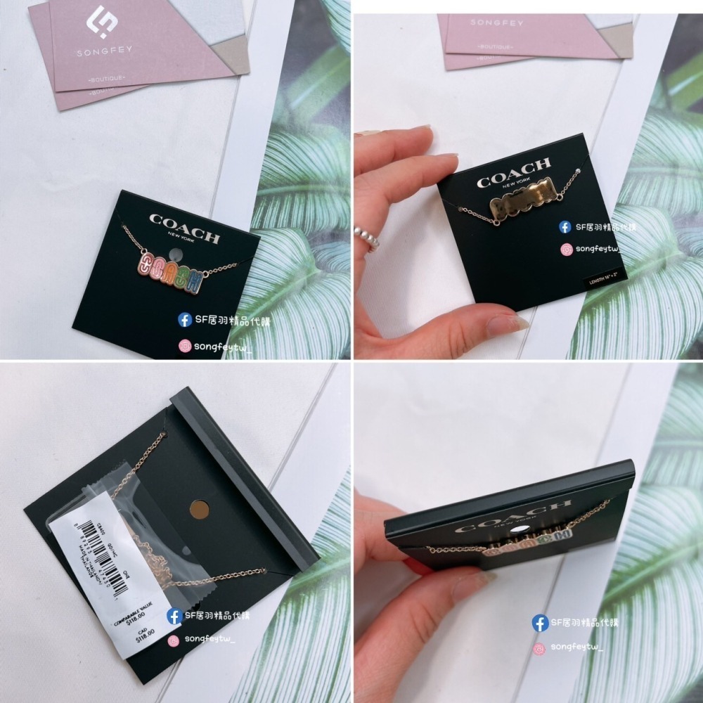 美國代購🇺🇸台灣現貨 Coach 項鍊-細節圖11