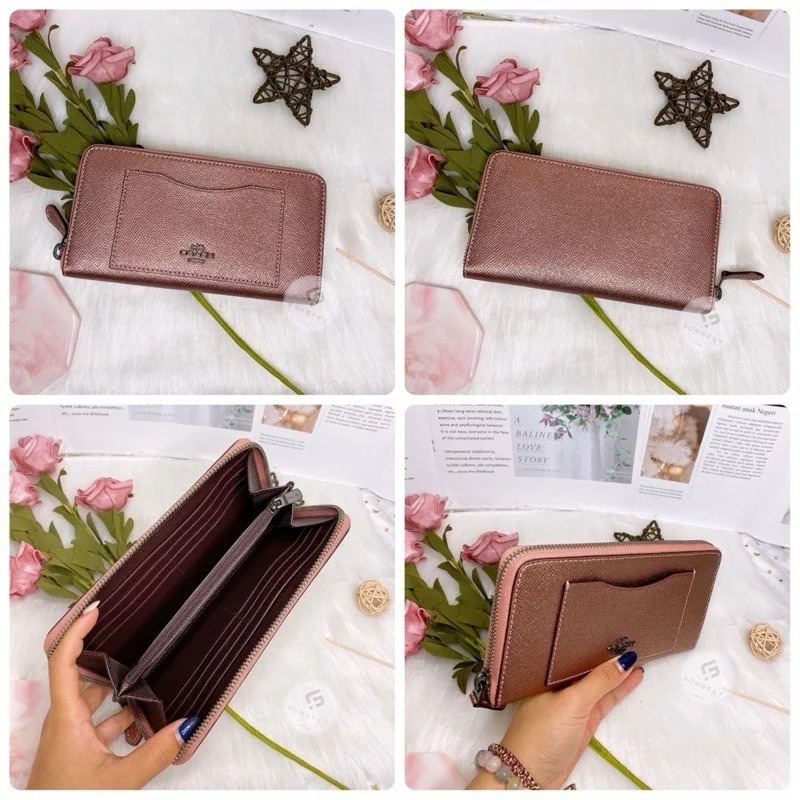 美國代購🇺🇸台灣現貨 Coach 防刮拉鍊長夾-細節圖7