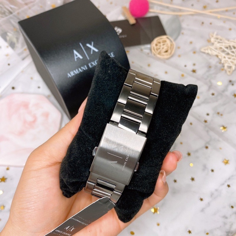 美國代購🇺🇸台灣現貨 AX 男士 不鏽鋼三眼手錶 AX2086-細節圖6