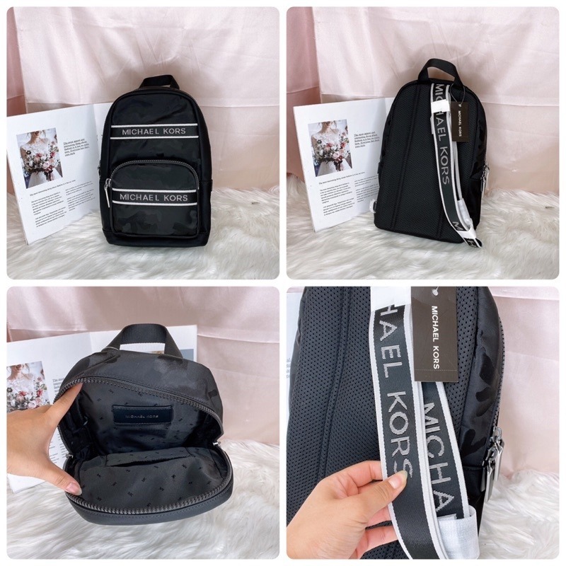 美國代購🇺🇸台灣現貨 MK 男款 尼龍胸包-細節圖5